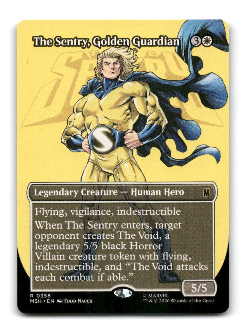 The Sentry, Golden Guardian (Borderless)