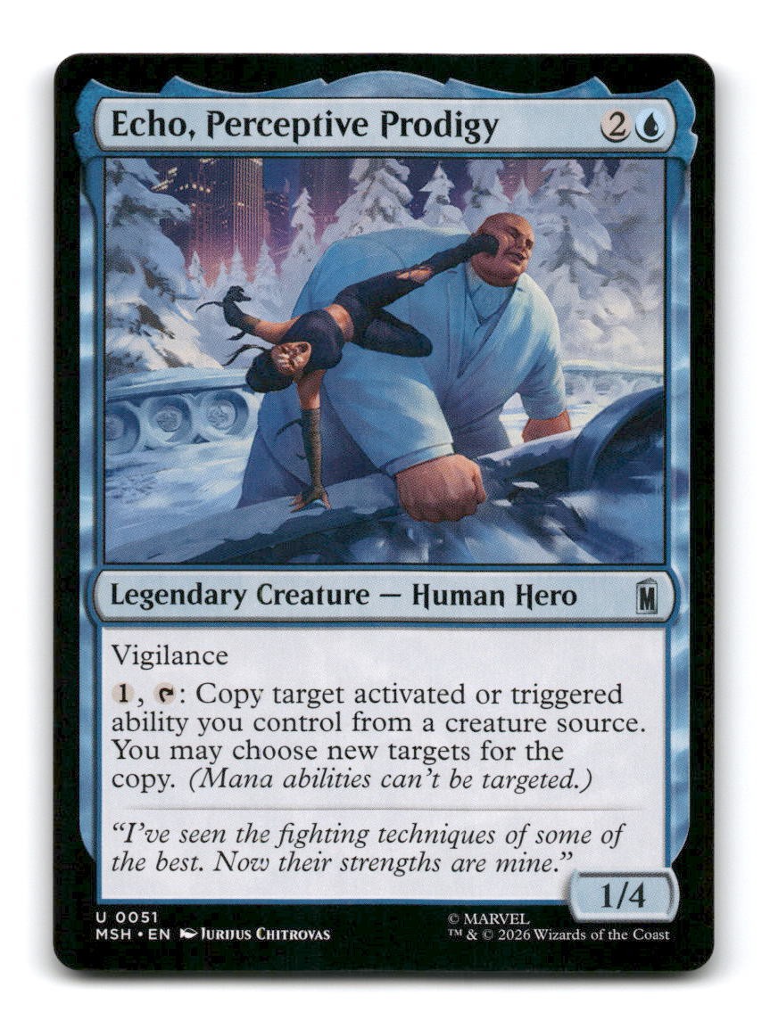 Echo, Perceptive Prodigy
