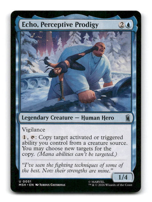 Echo, Perceptive Prodigy
