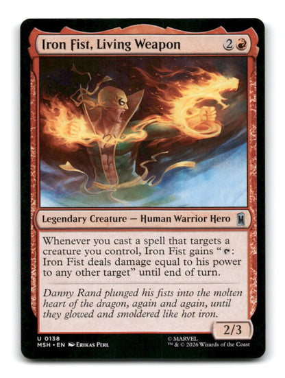 Iron Fist, Living Weapon
