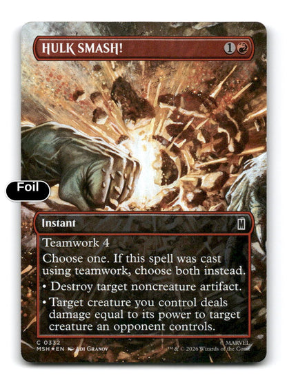 HULK SMASH! (Borderless)