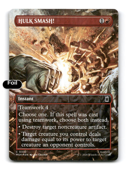 HULK SMASH! (Borderless)