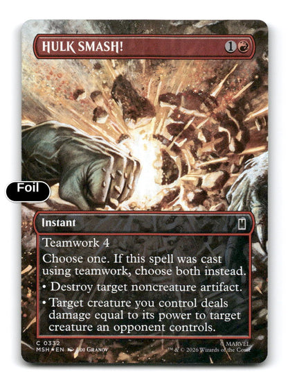 HULK SMASH! (Borderless)