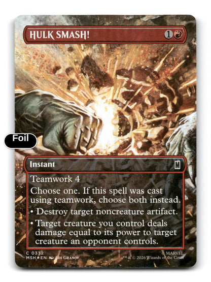HULK SMASH! (Borderless)