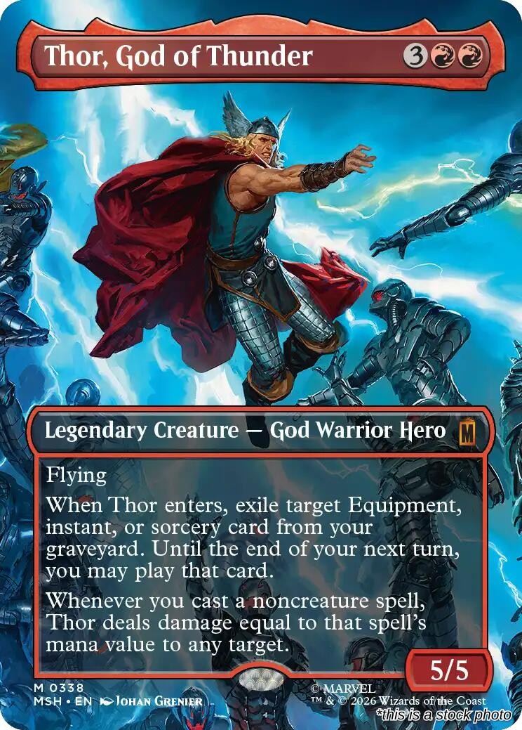 Thor, God of Thunder (Borderless) (0338)