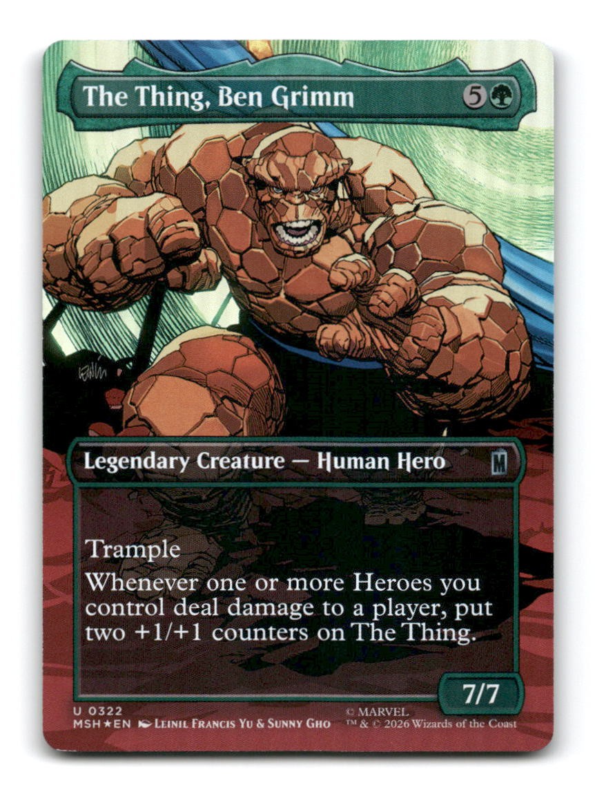The Thing, Ben Grimm (Borderless)