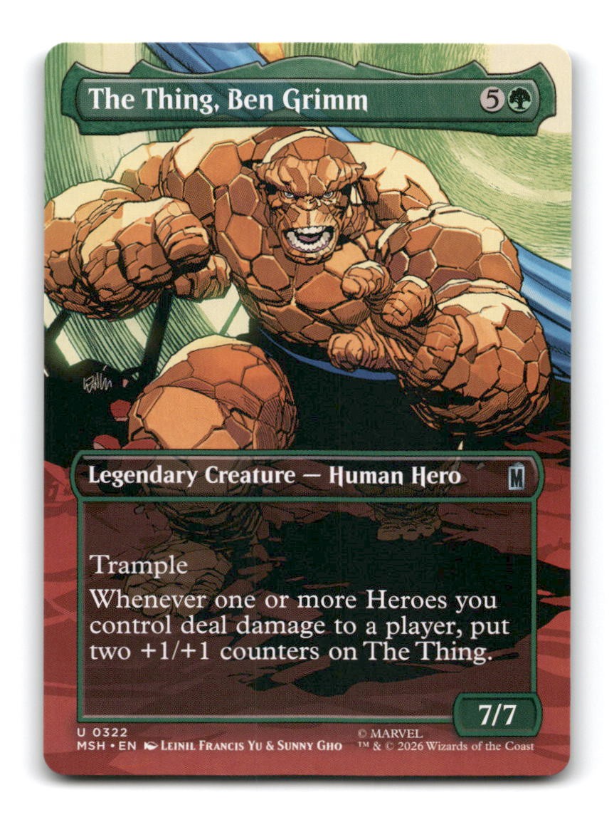 The Thing, Ben Grimm (Borderless)