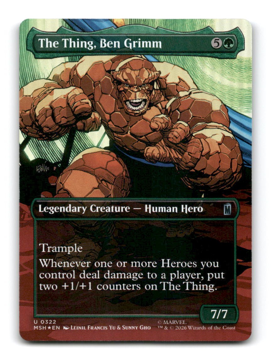 The Thing, Ben Grimm (Borderless)