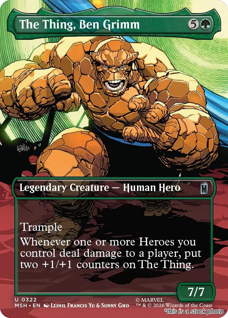 The Thing, Ben Grimm (Borderless)