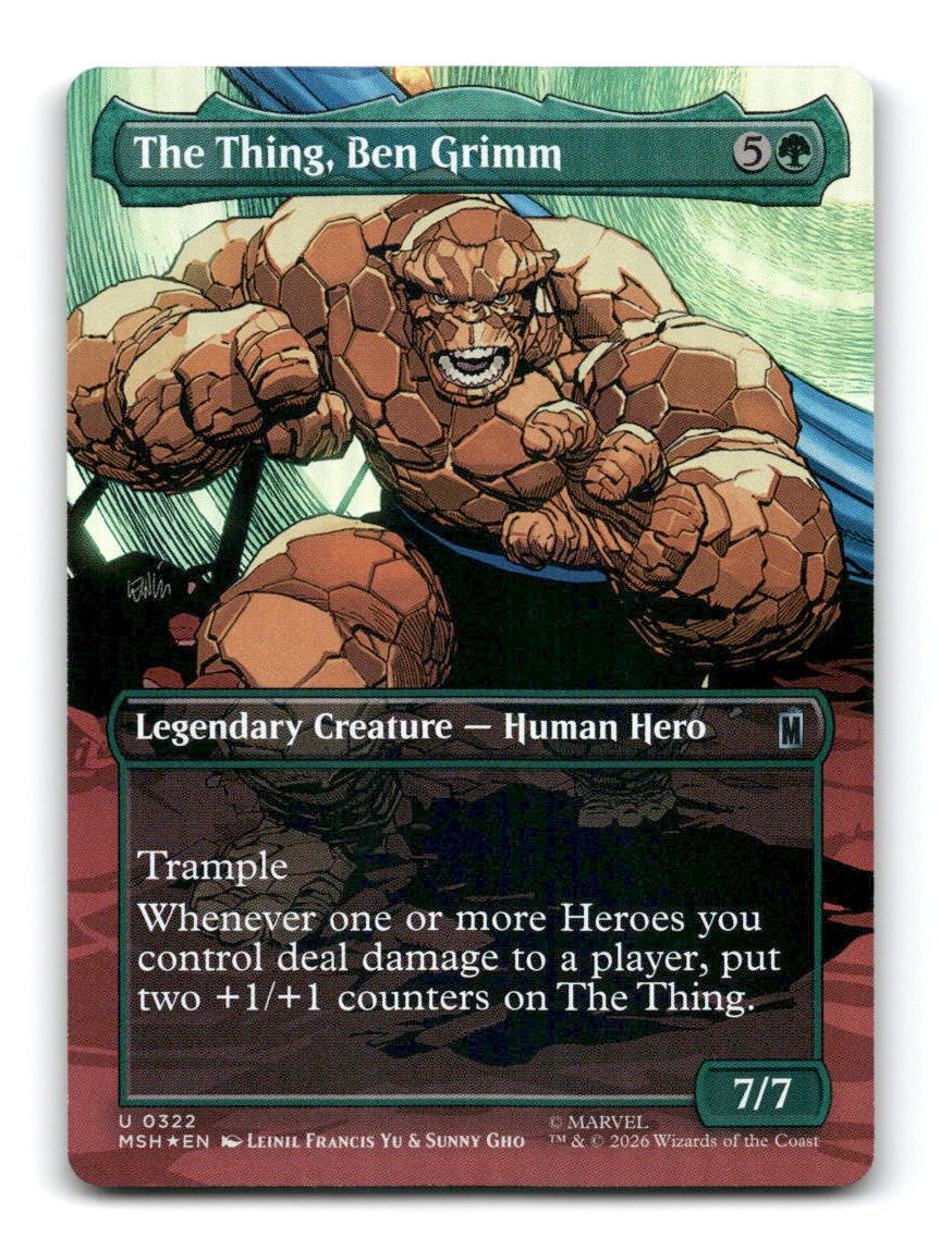 The Thing, Ben Grimm (Borderless)