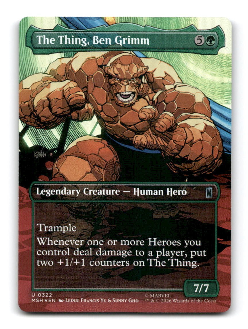 The Thing, Ben Grimm (Borderless)