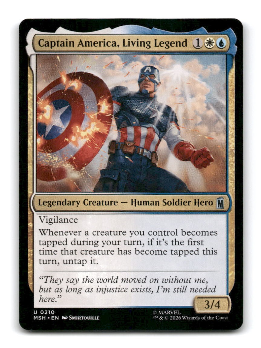 Captain America, Living Legend