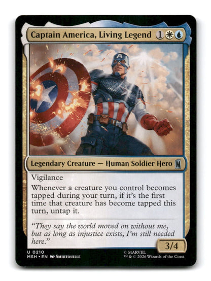 Captain America, Living Legend