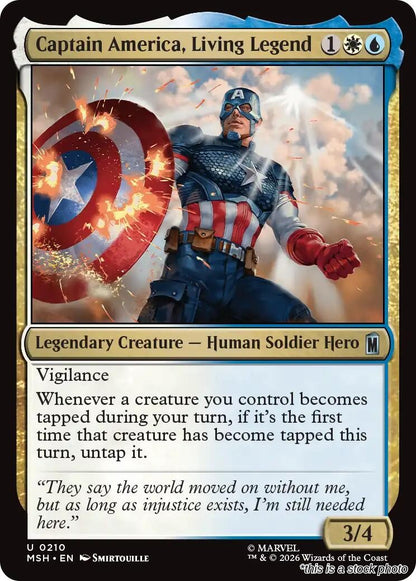 Captain America, Living Legend