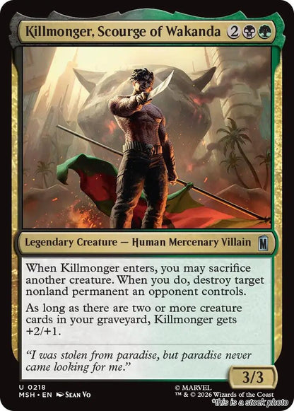 Killmonger, Scourge of Wakanda