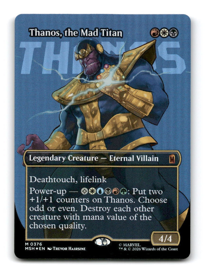 Thanos, the Mad Titan (Borderless) (0376)