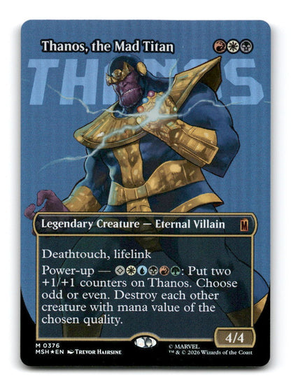 Thanos, the Mad Titan (Borderless) (0376)