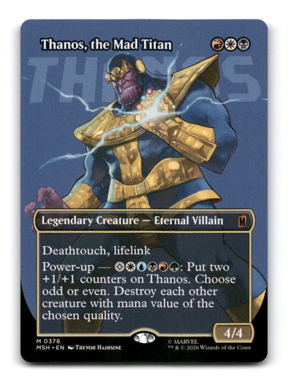 Thanos, the Mad Titan (Borderless) (0376)