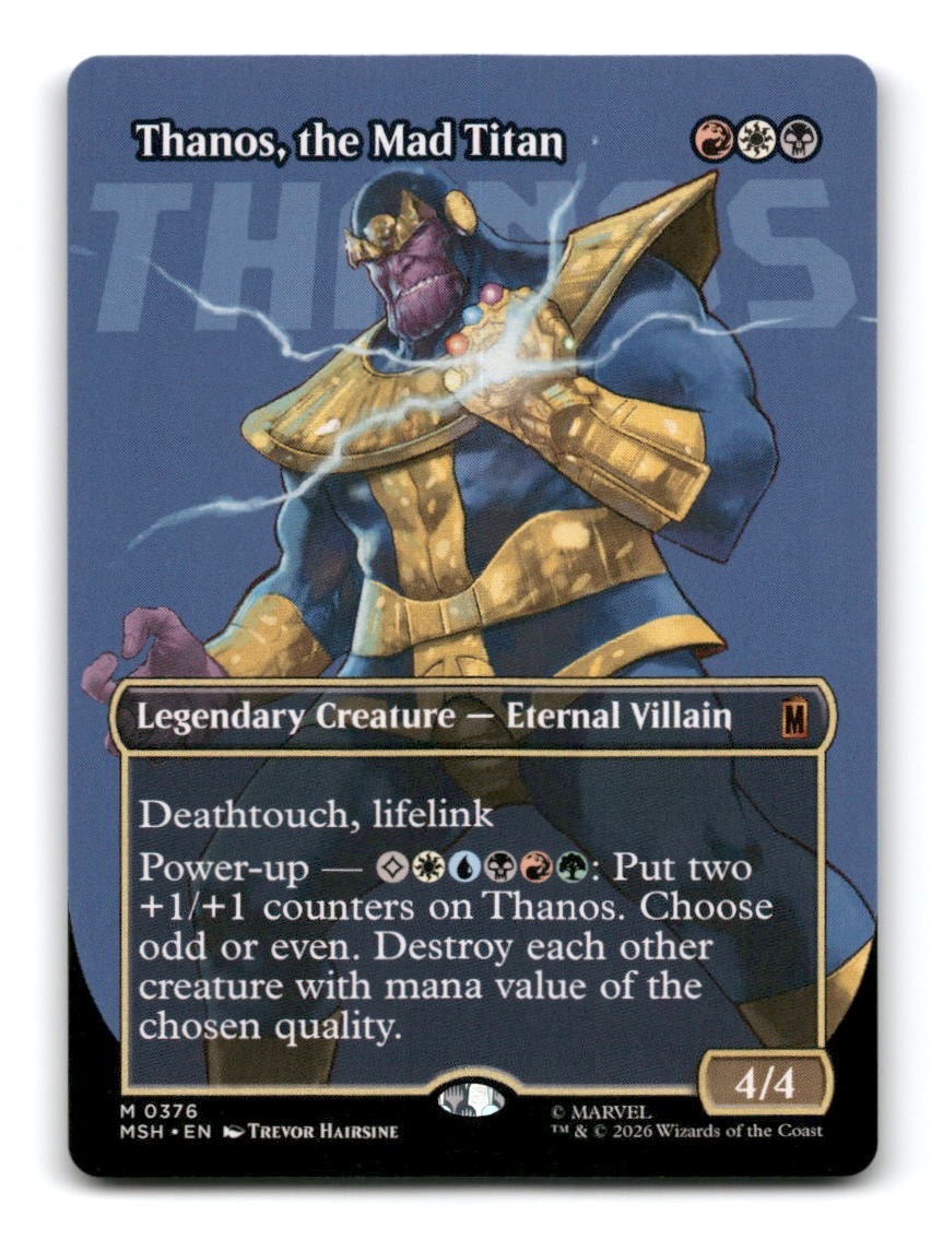 Thanos, the Mad Titan (Borderless) (0376)