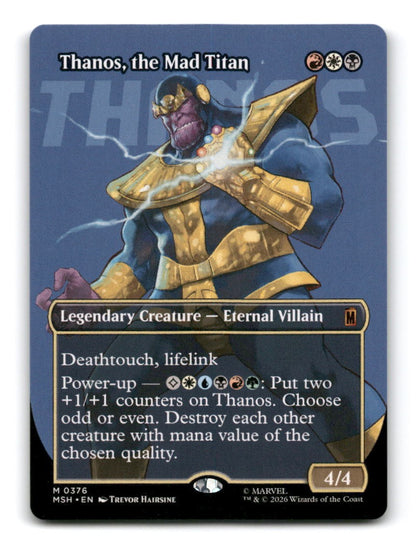 Thanos, the Mad Titan (Borderless) (0376)