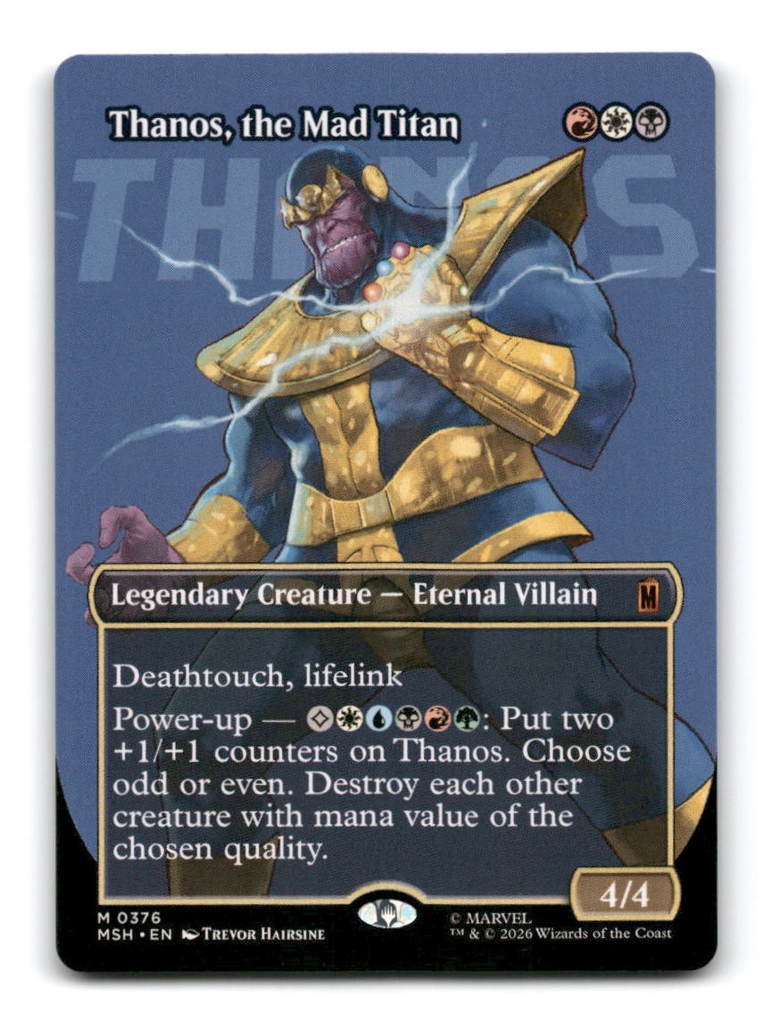 Thanos, the Mad Titan (Borderless) (0376)