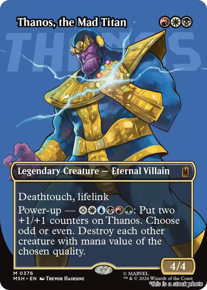 Thanos, the Mad Titan (Borderless) (0376)