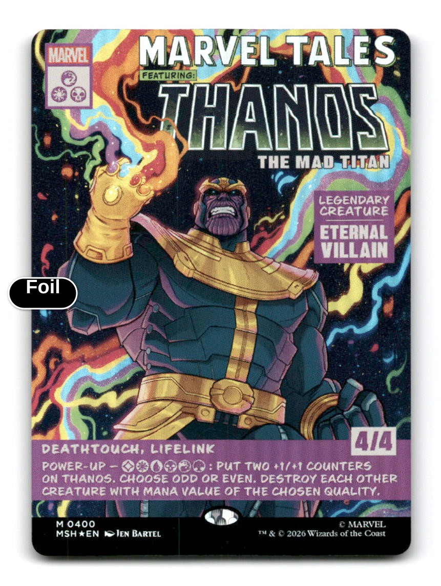Thanos, The Mad Titan (Borderless) (0400)