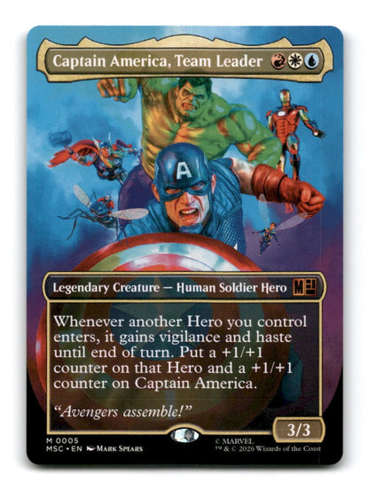 Captain America, Team Leader (Borderless)