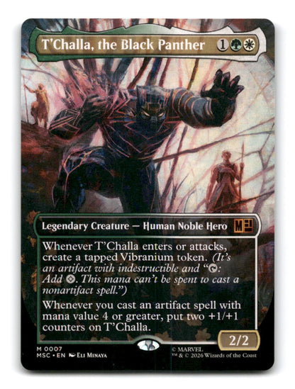 T'Challa, the Black Panther (Borderless)