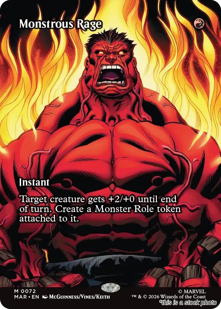 Monstrous Rage (Borderless)