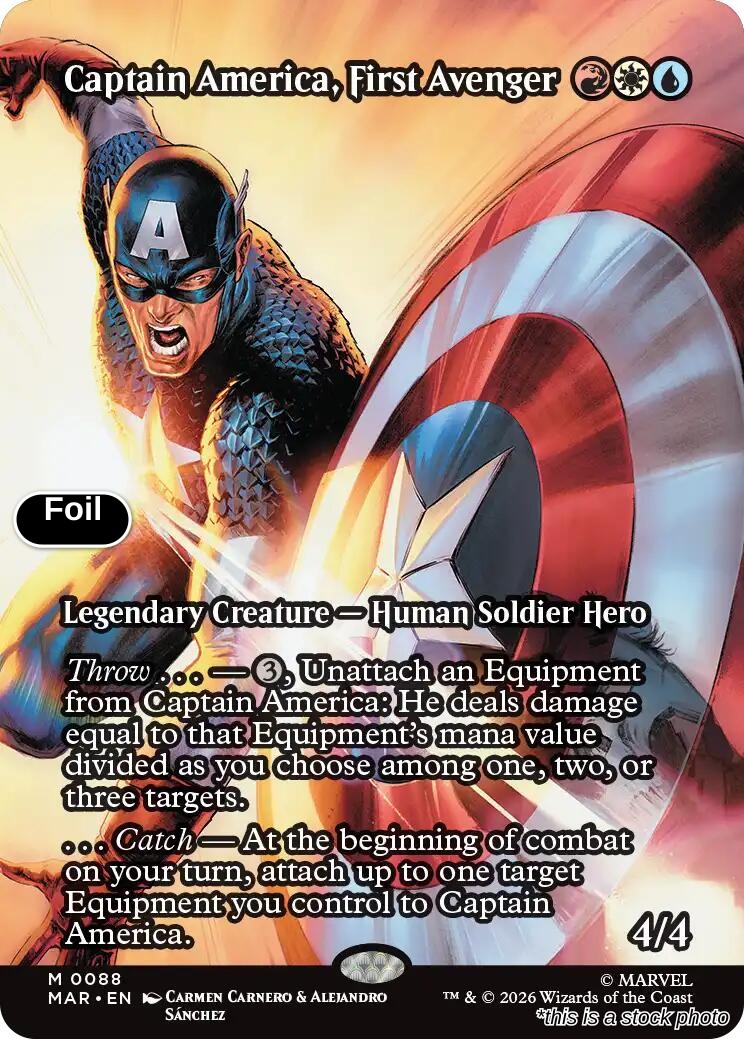 Captain America, First Avenger (Borderless)
