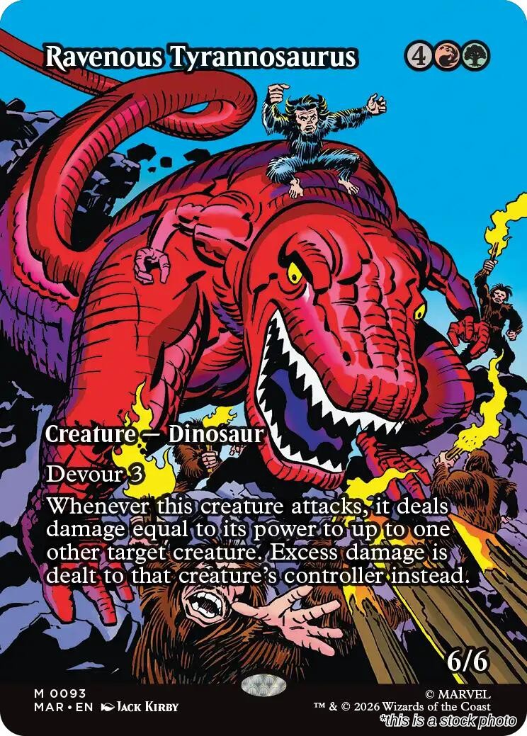 Ravenous Tyrannosaurus (Borderless)