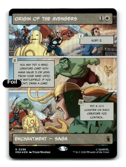 Origin of the Avengers (Borderless)