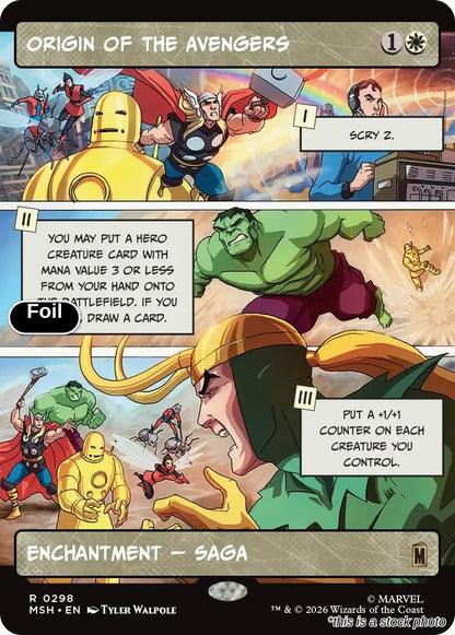 Origin of the Avengers (Borderless)