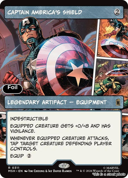 Captain America's Shield (Borderless) (0311)