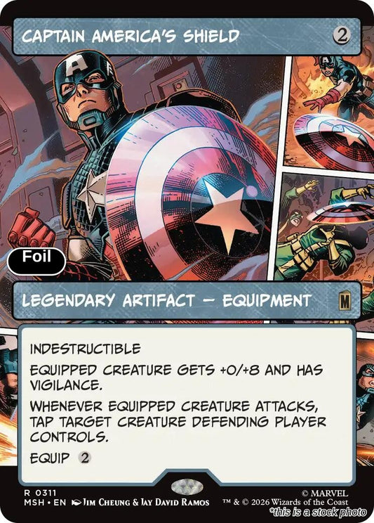 Captain America's Shield (Borderless) (0311)