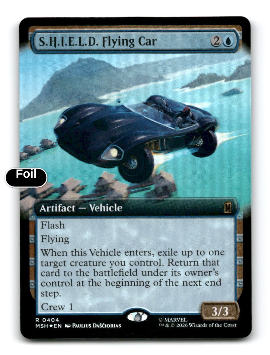 S.H.I.E.L.D. Flying Car (Extended Art)