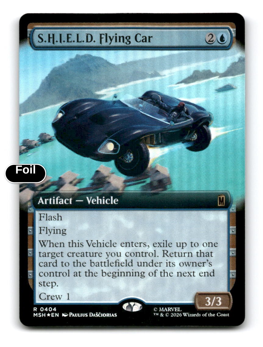 S.H.I.E.L.D. Flying Car (Extended Art)