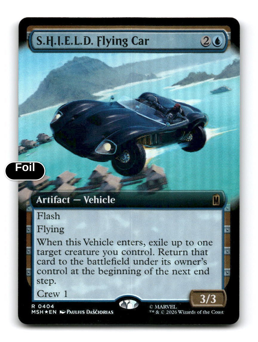 S.H.I.E.L.D. Flying Car (Extended Art)