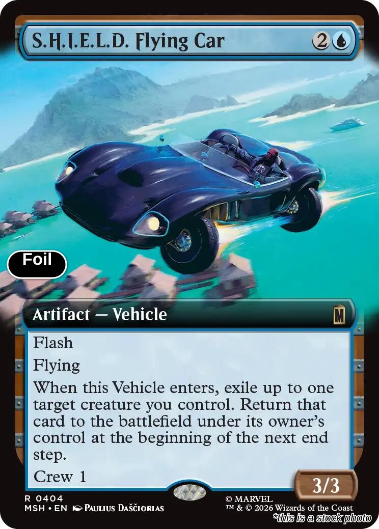 S.H.I.E.L.D. Flying Car (Extended Art)