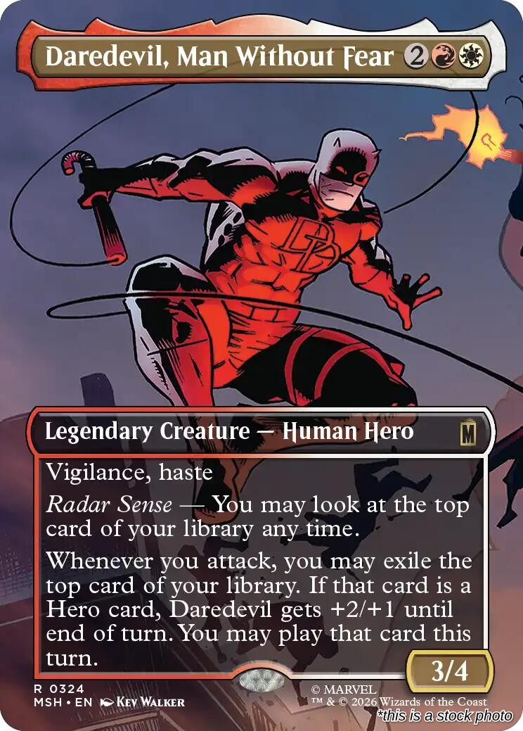Daredevil, Man Without Fear (Borderless) (0324)