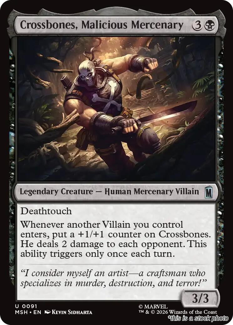 Crossbones, Malicious Mercenary