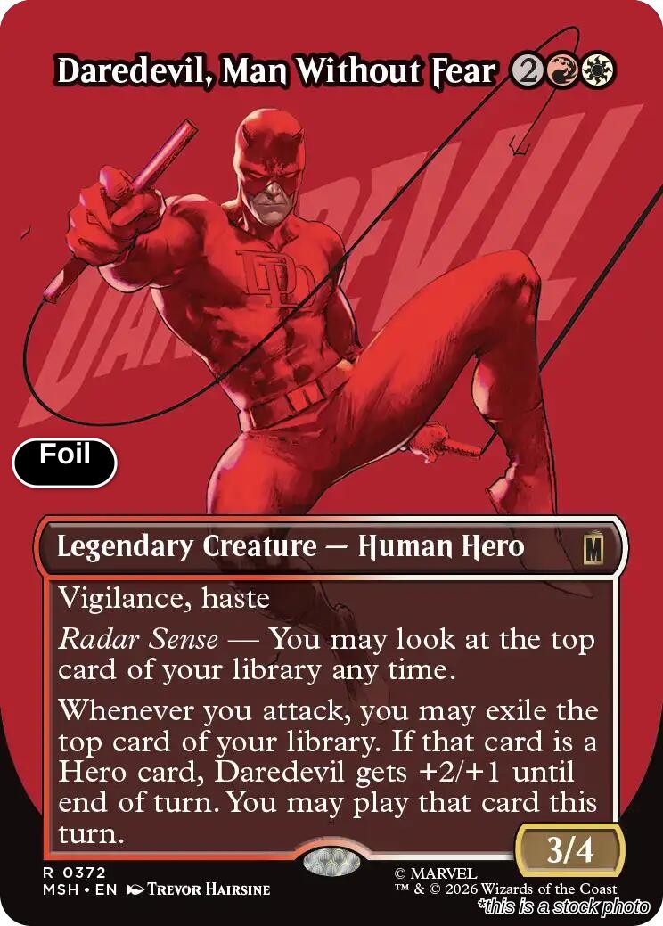 Daredevil, Man Without Fear (Borderless) (0372)