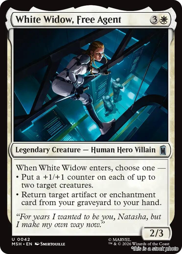 White Widow, Free Agent