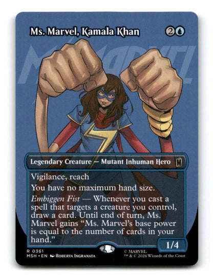 Ms. Marvel, Kamala Khan (Borderless)