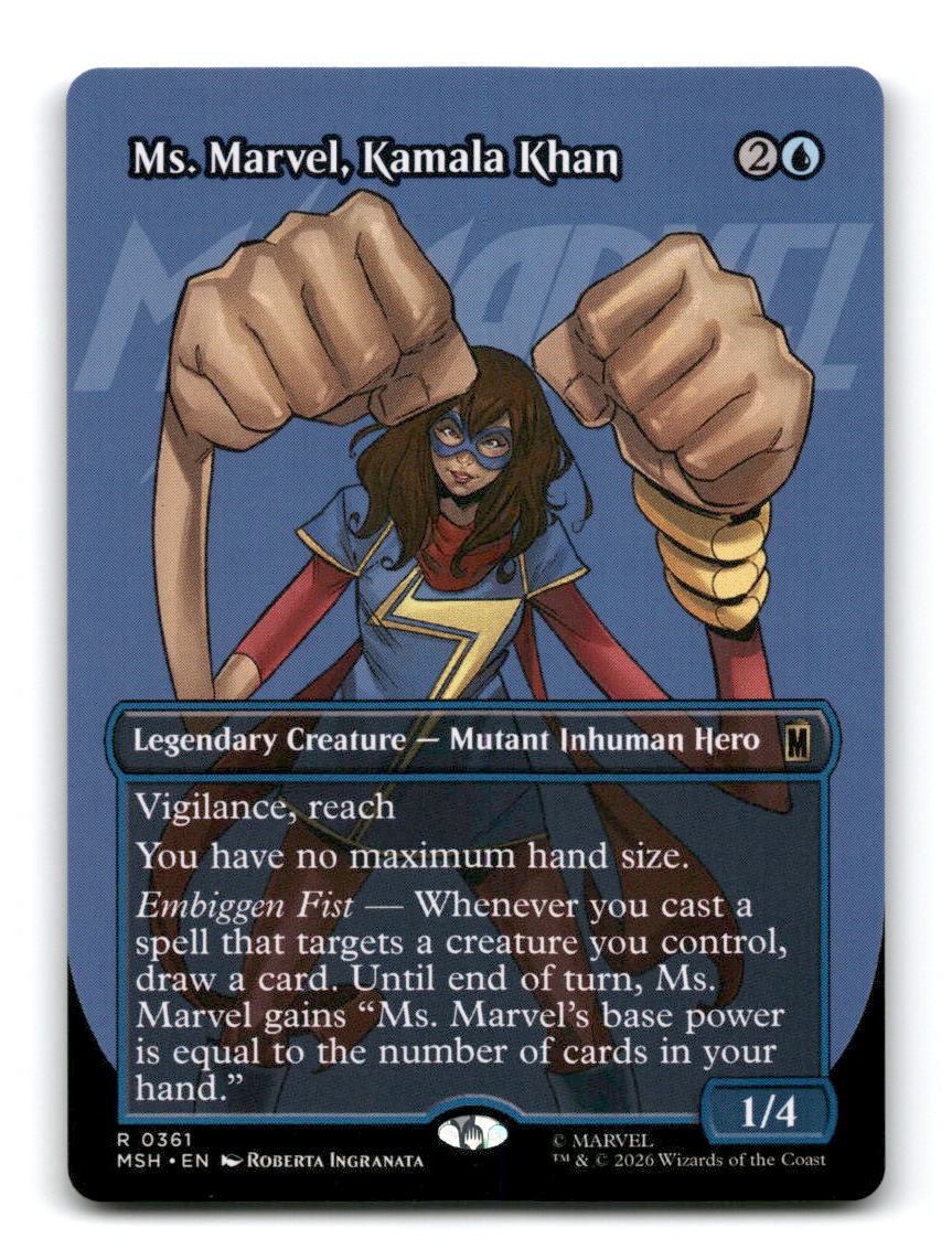 Ms. Marvel, Kamala Khan (Borderless)
