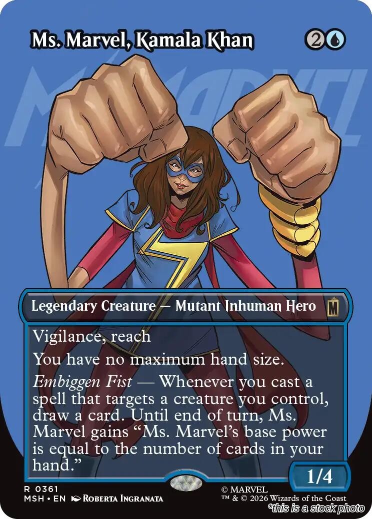 Ms. Marvel, Kamala Khan (Borderless)