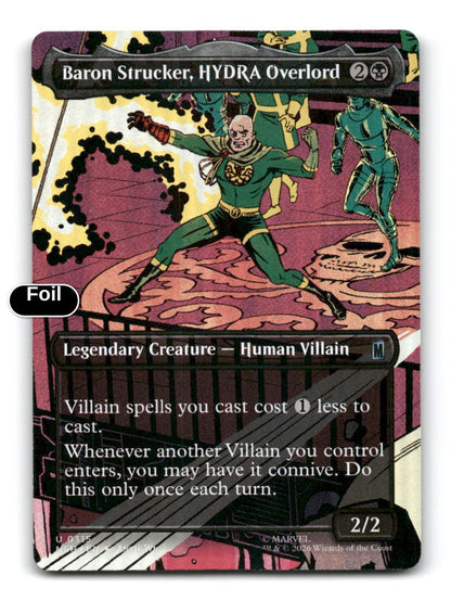 Baron Strucker, HYDRA Overlord (Borderless)