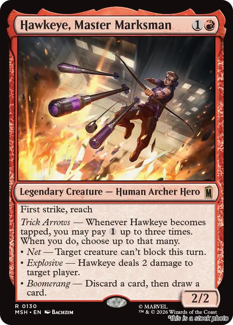Hawkeye, Master Marksman