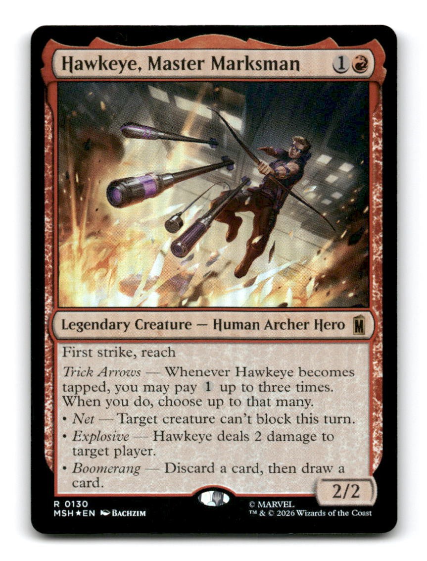 Hawkeye, Master Marksman
